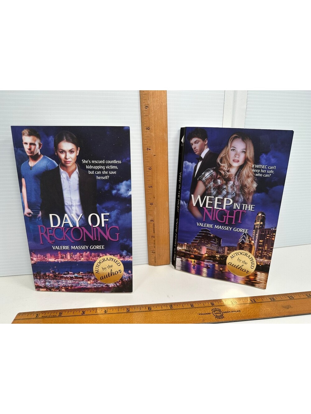 Christian Book Day of Reckoning & Weep in the Night Both Autographed Goree